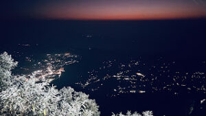 Night view of Katra City from Vaishno Devi trekking